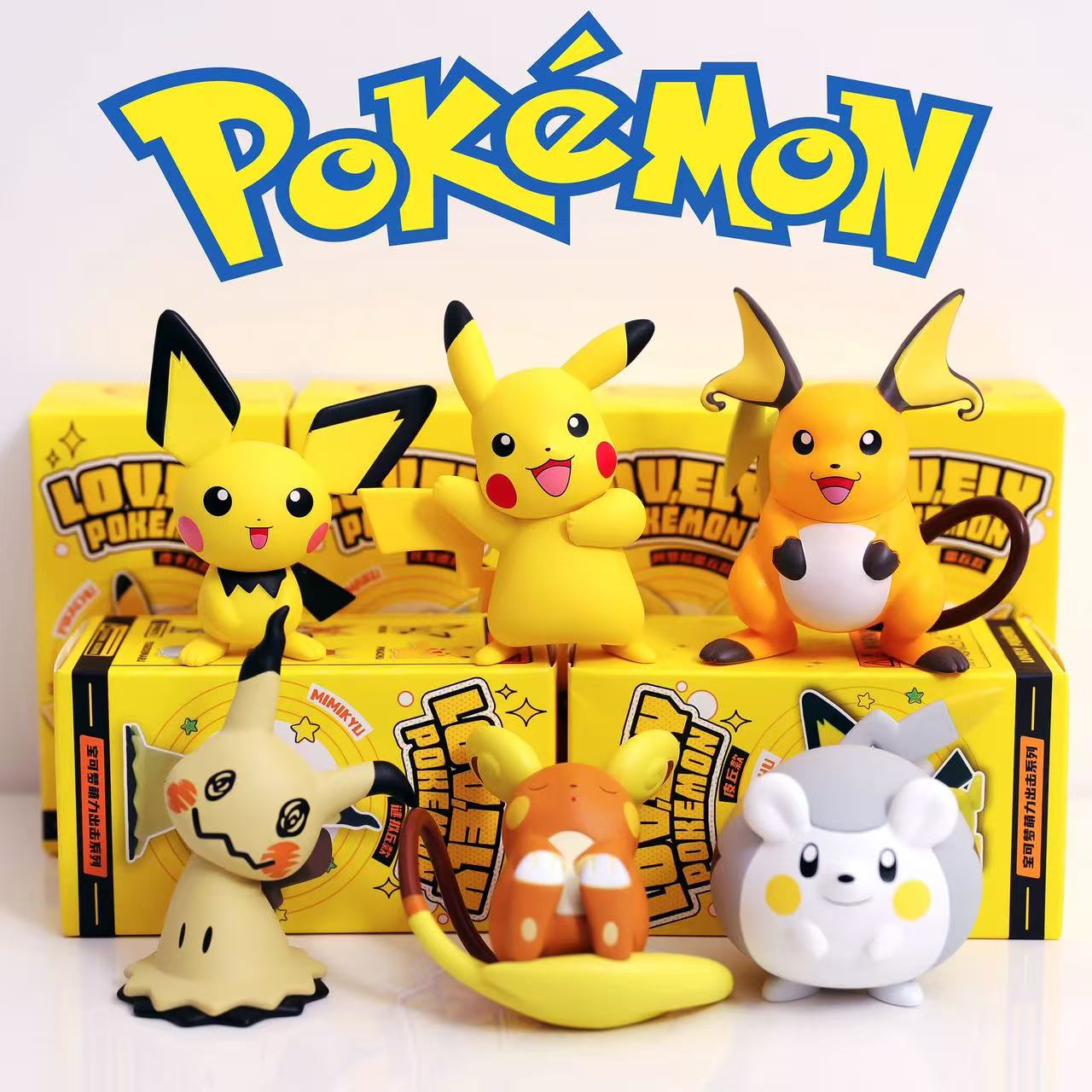 Pokemon Anime Merchandise - Фигурки персонажей аниме Покемон: Мьюту, Генгар,