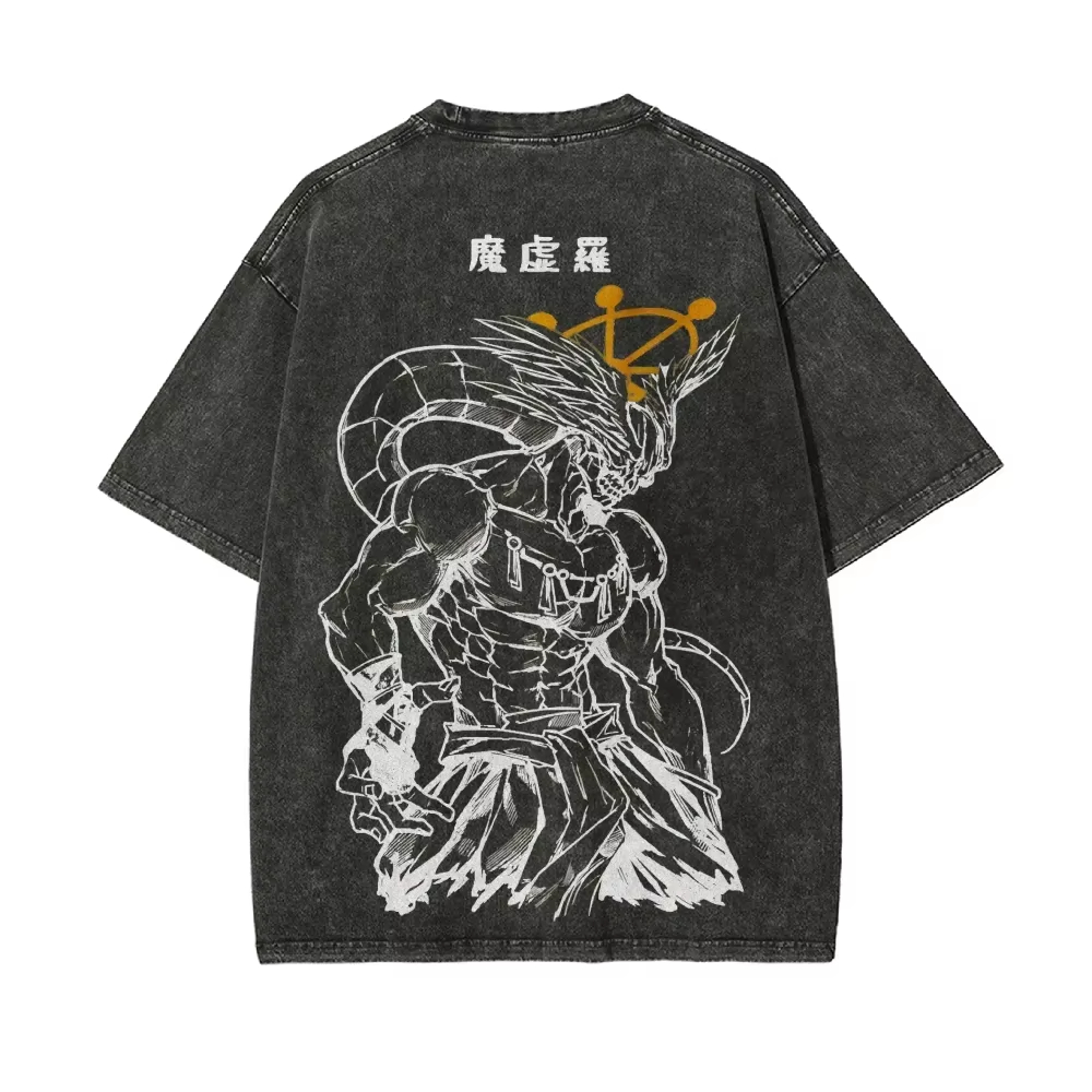 Anime Merchandise Men - Футболка унисекс 2026 Mahoraga Wheel Summer