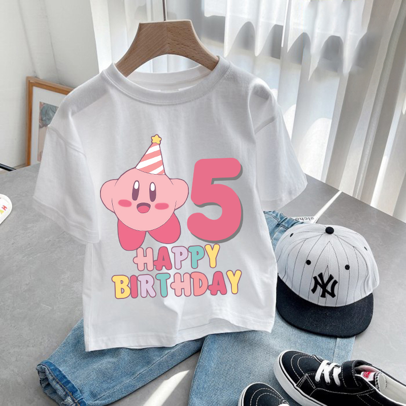 Anime Girl Merchandise - Футболка Star Kirbys с номером на