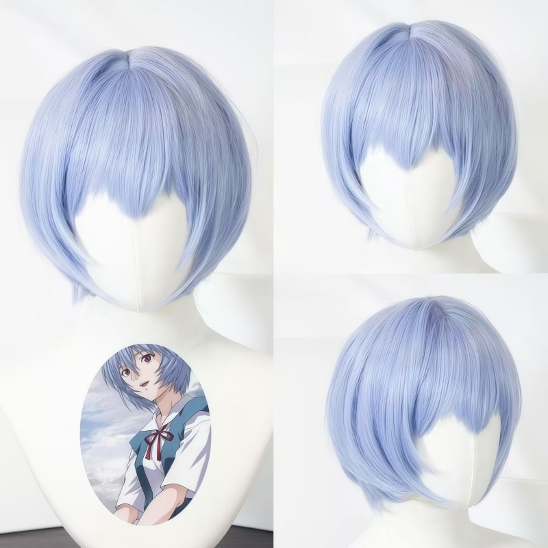 Новый парик для косплея ЕВА Ая – обзор и цена Evangelion Anime Merchandise
