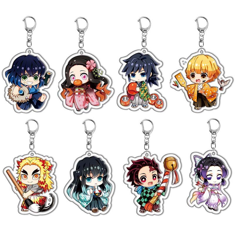 Новый акриловый брелок «Истреб – обзор и цена Anime Merchandise Demon Slayer