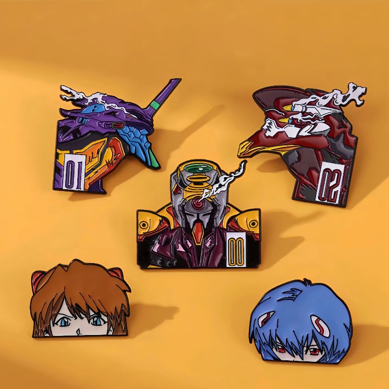 Металлическая брошь Neon Genes – обзор и цена Evangelion Anime Merchandise