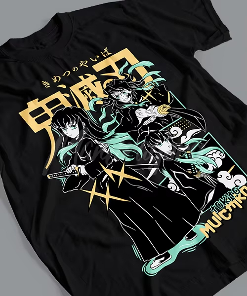Футболка оверсайз с аниме-граф – обзор и цена Anime Merchandise Demon Slayer